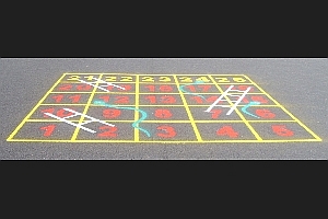 Playground Snakes and Ladders Board Markings