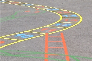Playground Snakes and Ladders Markings